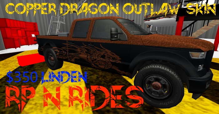 RP & RIDES COPPER DRAGON OUTLAW SPRAYER DELIVERY