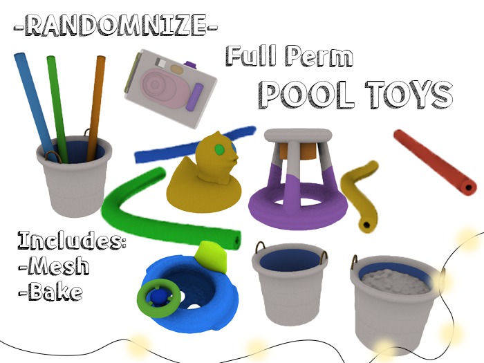 -R- Pool Toys (Full Perm)