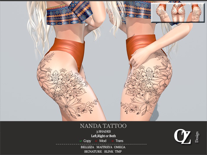 Oz Design : Nanda Tattoo