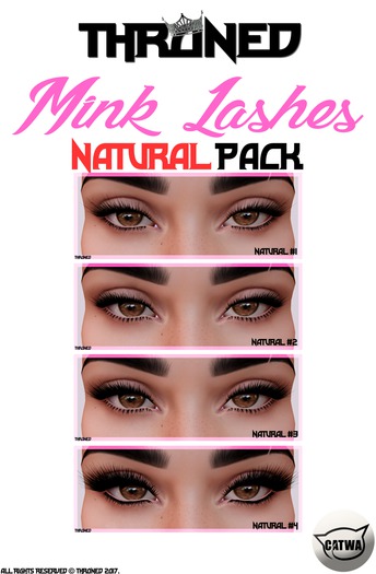 [THRONED] Mink Lashes // NATURAL PACK