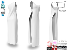 Dae Obj FBX Open Side One Shoulder Party Dress Maitreya, Ocacin, Slink, Belleza, Tonic