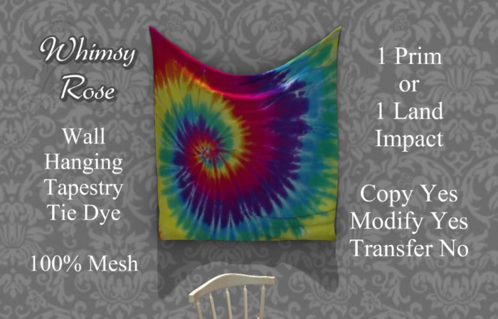 [WR] Wall Hanging Tapestry Tie Dye (Copy/Mod)