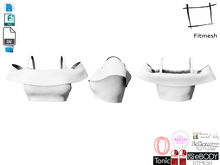 Dae Obj FBX Women's Off Shoulder Crop Top for Maitreya, Slink, Belleza, Ocacin