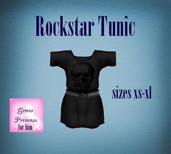 {.Gross Princess.} For Him Rockstar Tunic