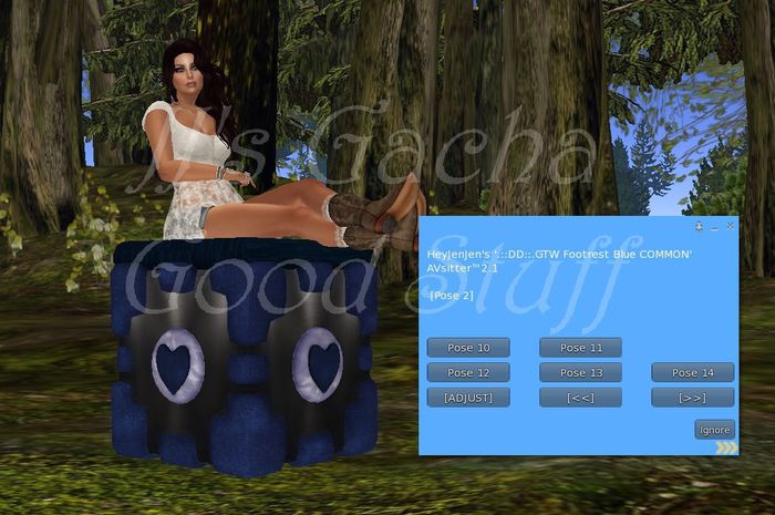 .::DD::.GTW Footrest Blue COMMON