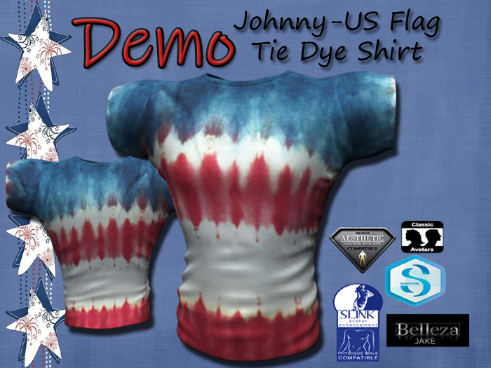 [ASHBURY] Johnny DEMOS-US TIE DYE