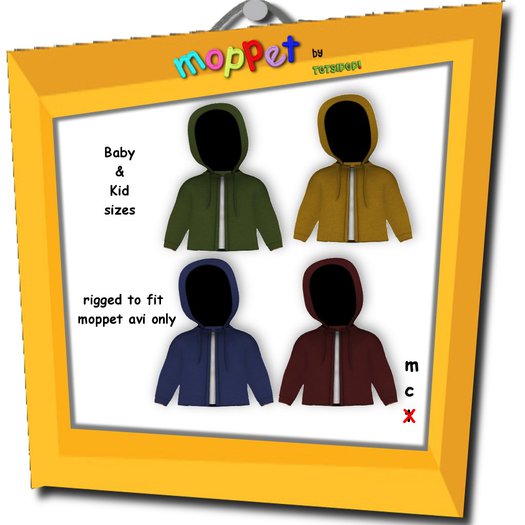 Moppet Various Hoodie Set