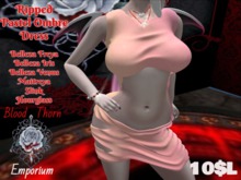 Ripped Pastel Ombre Dress **PROMO**