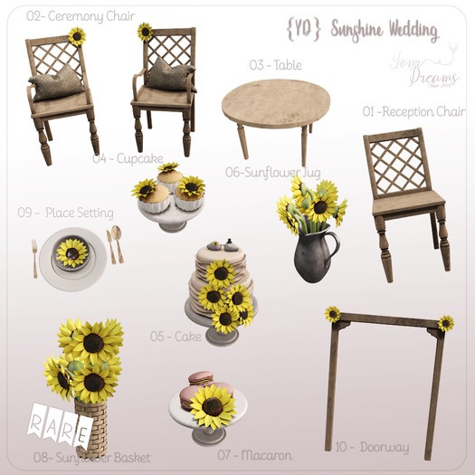 {YD} Sunshine Wedding - Table