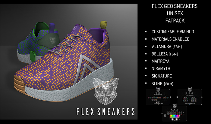 Feral - Flex Sneakers Geo - Fatpack
