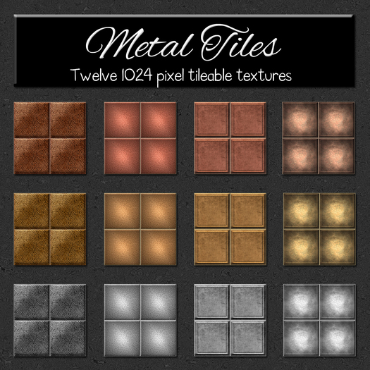 *Wallflowers* Metal Tiles