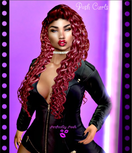 Perfectly Posh -Posh Curls - Burgandy Reds - Boxed