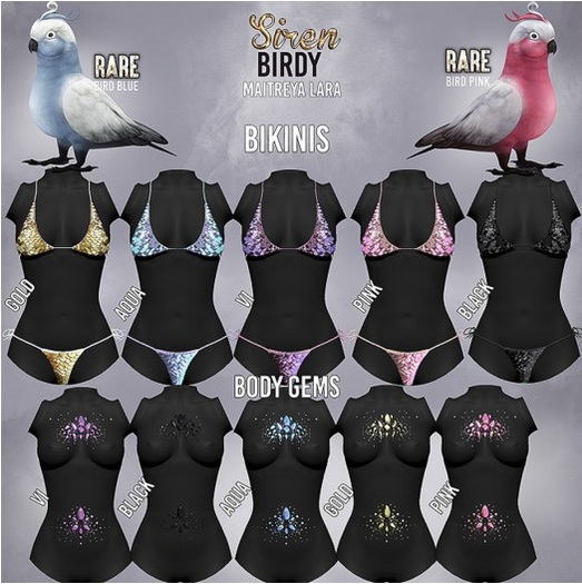Birdy - Siren - Bird - Pink RARE