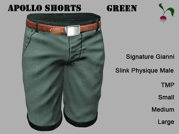 .R. Green Apollo Shorts