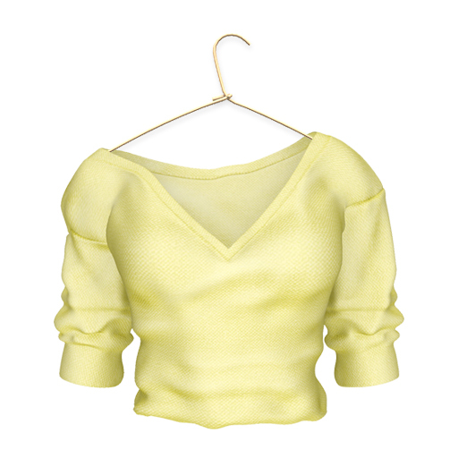 yellow summer sweater