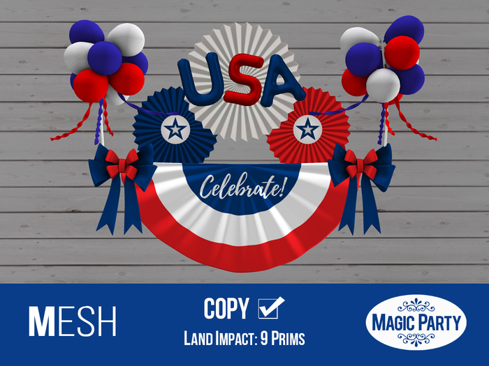 4TH! Celebrate Bunting - 4TH of July