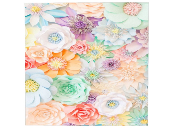 Pastel Flowers Texture