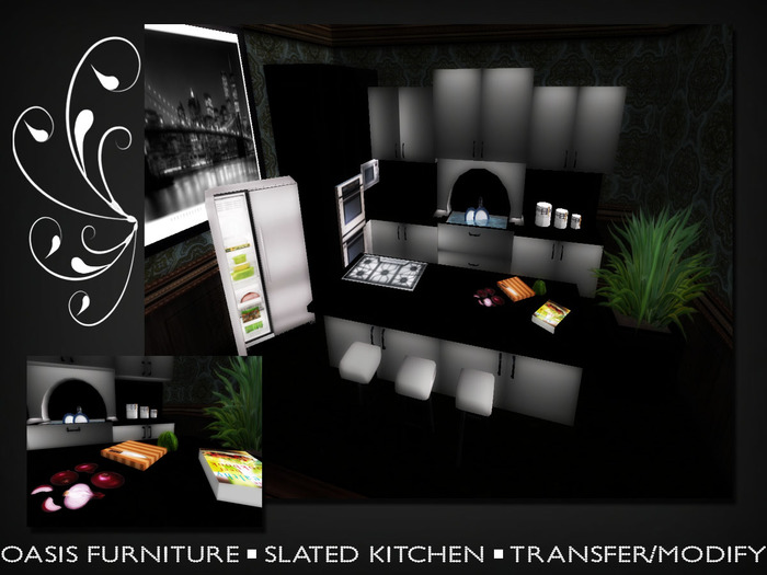 Slated Kitchen Set *SALE!* INCLUDES EVERYTHING!