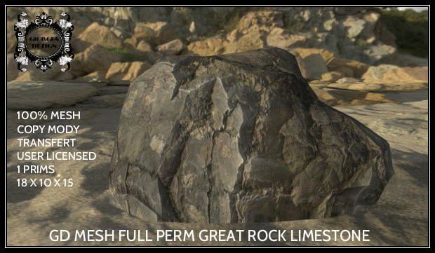 GD MESH FULL PERM GREAT ROCK LIMESTONE