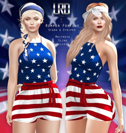 LRD Fortune Romper Stars & Stripes