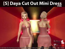 [S] Daya Cut Out Mini Dress Pink