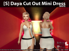 [S] Daya Cut Out Mini Dress White