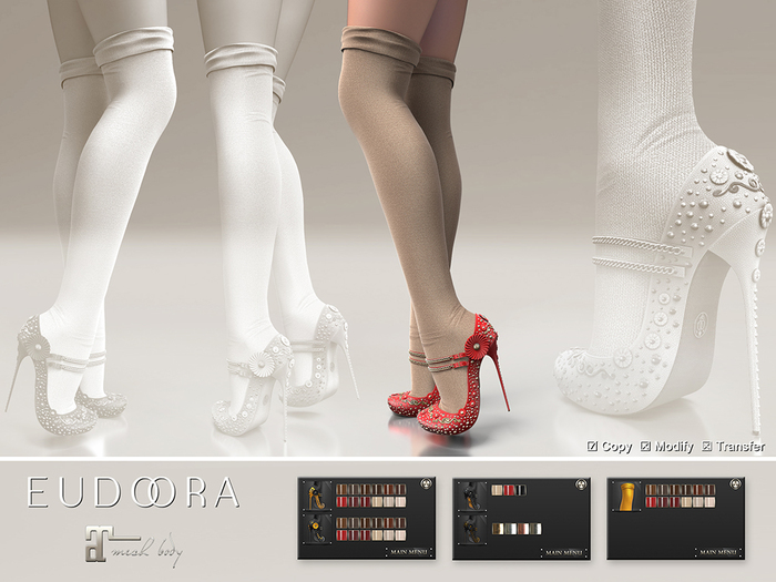 Eudora3D Alice Pumps&Socks (Maitreya) BRS