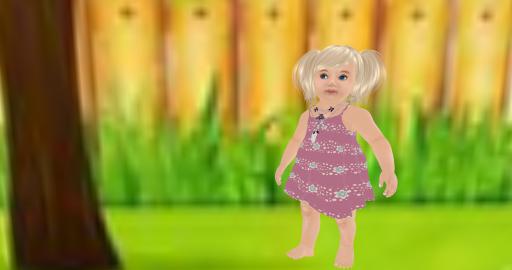 pink polka dot fiowers dress totsipop infant