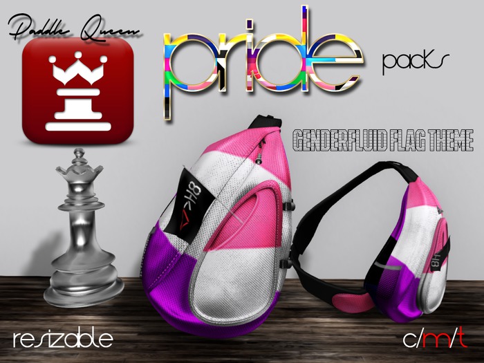 "PQ" Pride Pack GenderFluid