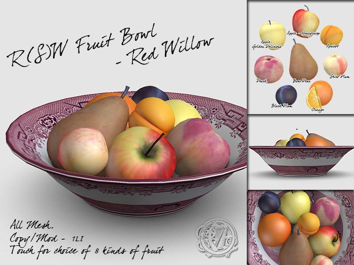 R(S)W Fruit Bowl - Red Willow