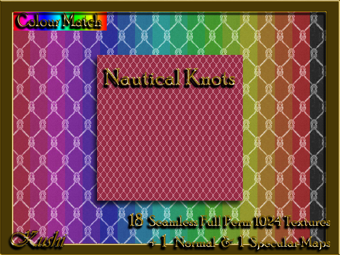 !Kushi! NauticalKnots Textures -WEAR TO UNPACK