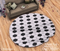 || When I'm Bored || Round Mesh Rug || Football || 2LI