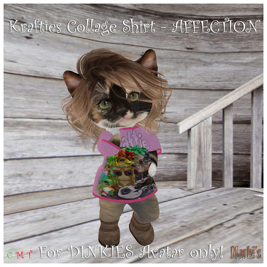 *MC* DINKIES SHIRT - Krafties Collage (AFFECTION)