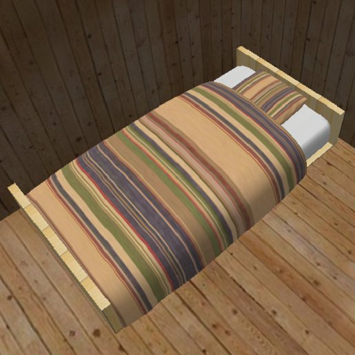 Single Bed (4 prims)