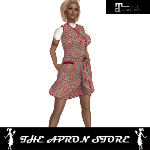 Apron Dress - Red