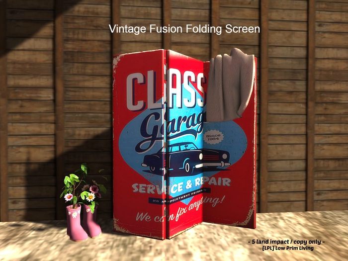 [LPL] Vintage Fusion Folding Screen Set (boxed)