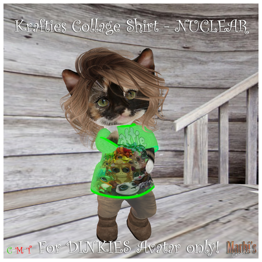*MC*  DINKIES SHIRT - Krafties Collage NUCLEAR (boxed)