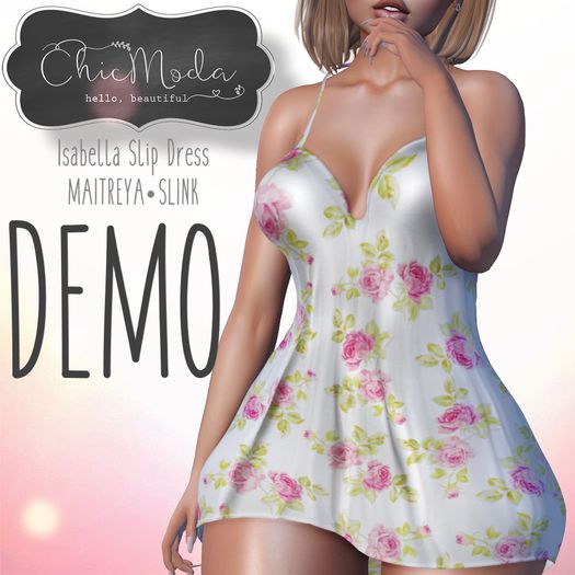 ChicModa // Isabella Slip Dress // DEMO (Add Me)