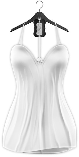 ChicModa // Isabella Slip Dress // WHITE (Add Me)