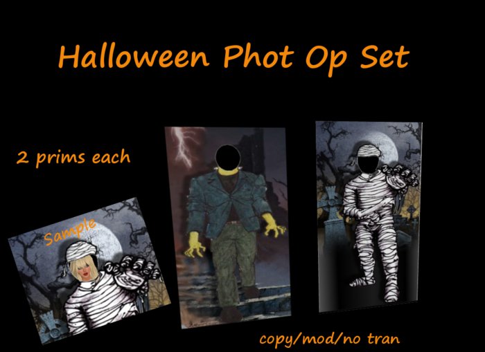 Halloween Photo Op set