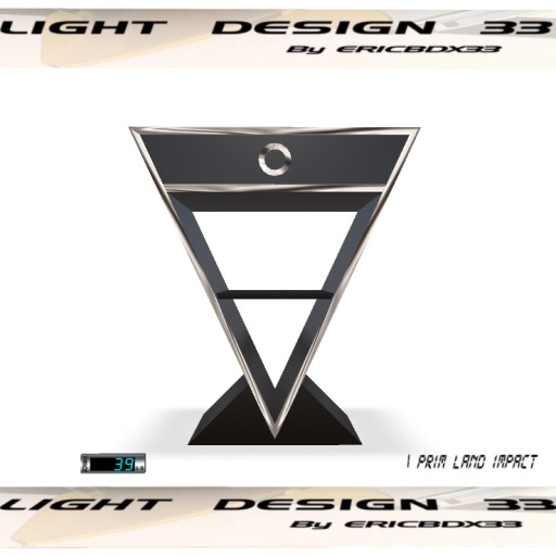 Side Table 01 - Mesh - 1Prim - (Boxed)