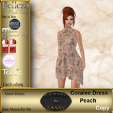 (CNS) Coralee Dress Peach
