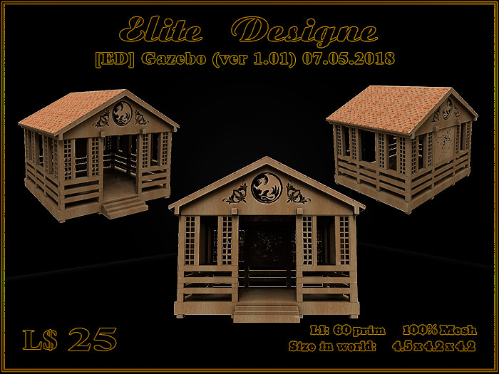 [ED] Gazebo (ver 1.01) 07.05.2018