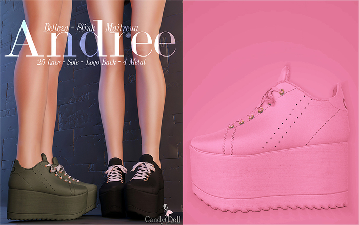 _CandyDoll_ Andree Shoes Pink