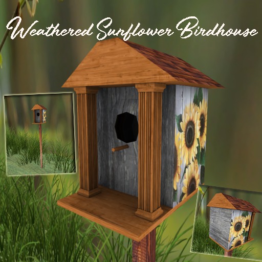 Sunflower Bird House P