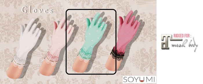 =Zenith=Awakening Little Devil Birdie Glove (Mint) -Lara