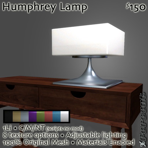 %Humphrey Lamp (multi) *MESH* Delivery Box