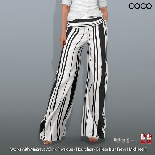 *COCO*_WideLegTrousers_Stripe