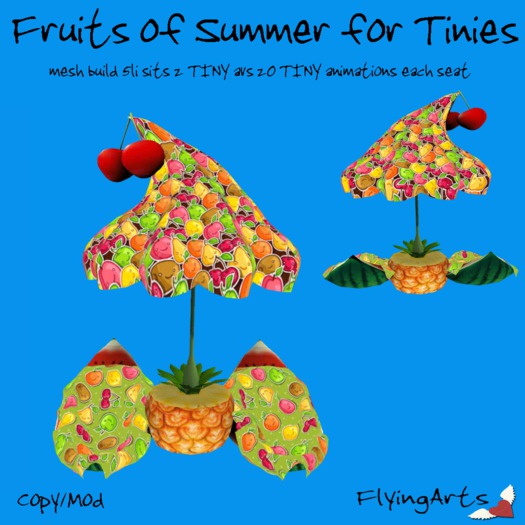 !FA! Fruits of Summer Seating TINY