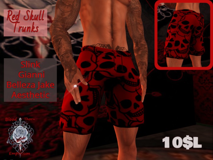 Red Skull Trunks